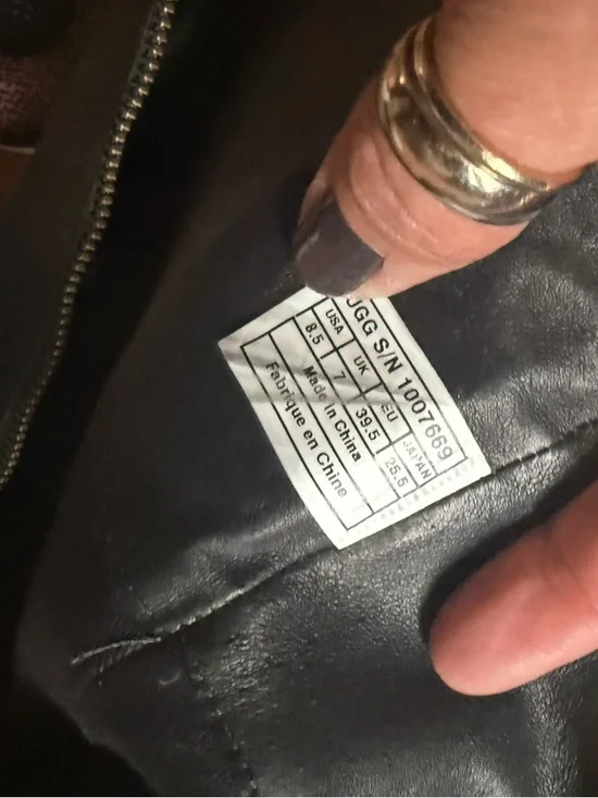 UGG Leather Moto Boots - Picture 10 of 10